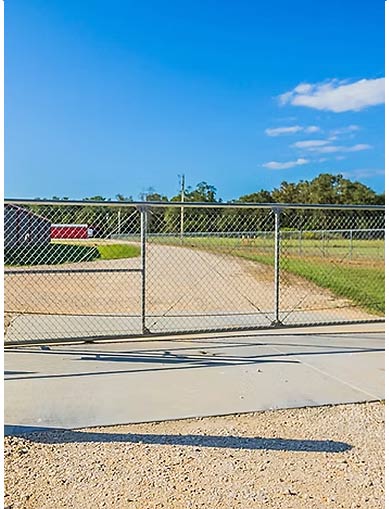 Net covered RV storage