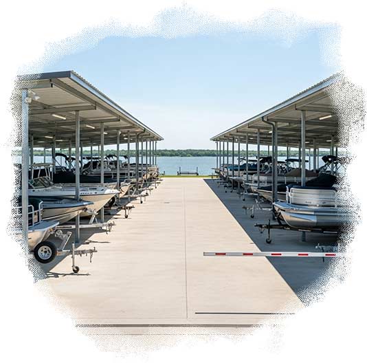 Boat and RV storage near Lake Livingston