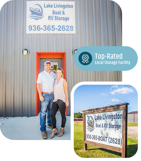 Family-owned RV and boat storage facility in Livingston TX